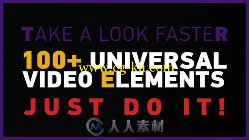 100组超实用标题动画AE模板合辑 Videohive 100+ Universal Video Elements Pack 14...的图片1