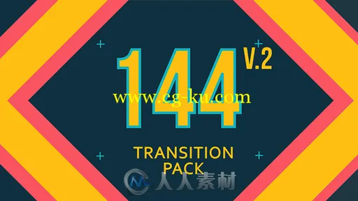 144组转存特效动画AE模板 version 2升级版 Videohive Transitions Pack version 2的图片1
