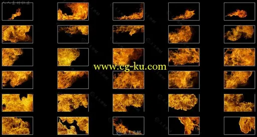150组火焰氛围光影像元素2K背景视频素材合辑 MOTIONVFX MFIRE的图片4