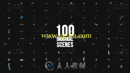 100组4K全高清跳动文字Logo标题动画AE模版合集的图片1