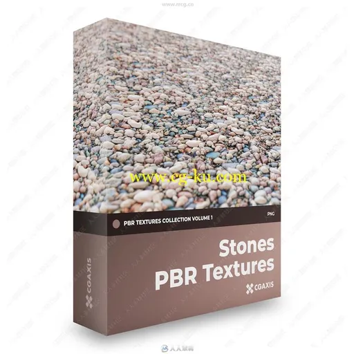 100组4K石头石子等PBR纹理贴图合集 CGAxis第1季的图片1