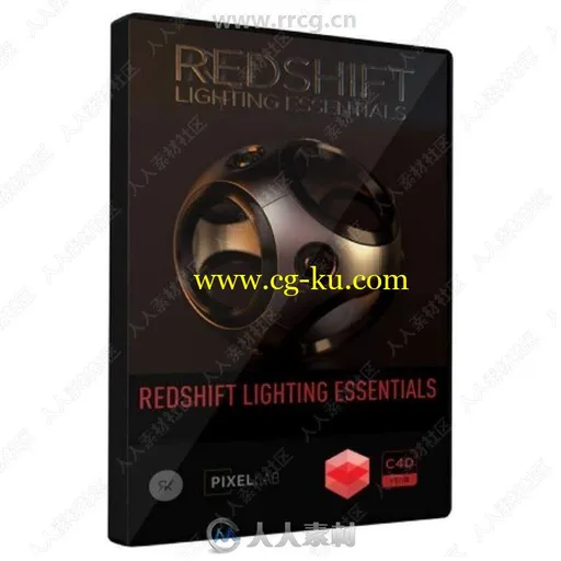 16组Redshift灯光照明渲染场景C4D预设的图片1