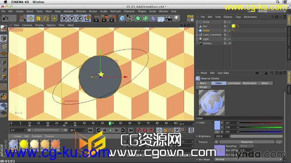 2D&3D元素合成教程Mixing 2D and 3D with After Effects and CINEMA 4D的图片1