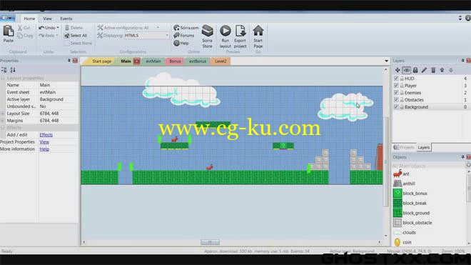 Platform Game Creation With Construct 2的图片1