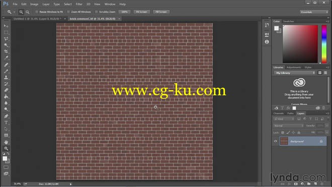 Lynda - Creating Textures Brick and Brick-Bond Patterns的图片1