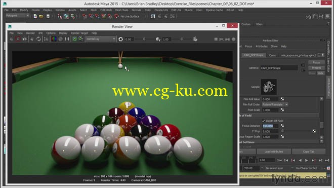 Lynda - Up and Running with mental ray in Maya的图片1