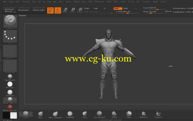 Skillfeed - 3D armor in ZBrush + 3Ds Max的图片1