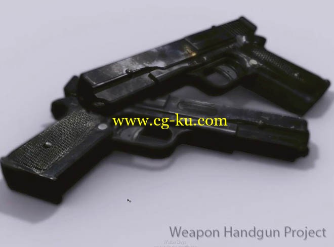 SkillFeed - Create a Handgun Using 3ds Max的图片1