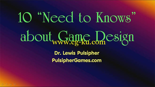 SkillShare - Need to Knows about Game Design的图片1