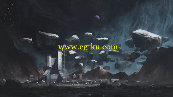 Digital Tutors - Creating a Sci-Fi Environment Concept in Photoshop的图片1