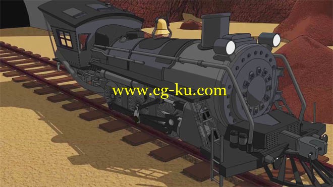 Digital Tutors - Modeling and Rendering a Cartoon Train in Maya的图片1