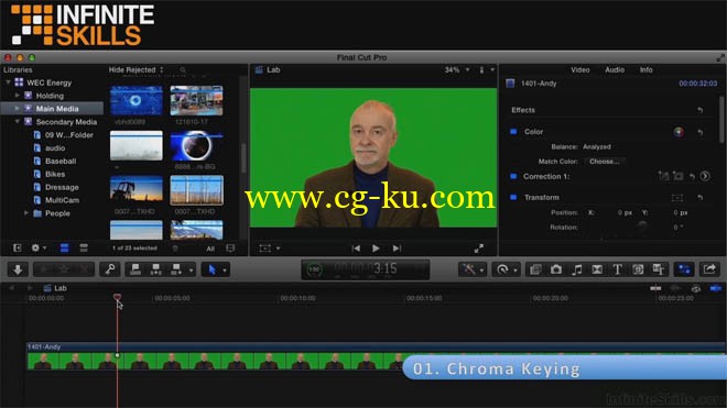 InfiniteSkills - Learning Final Cut Pro X For Mavericks Training Video的图片1