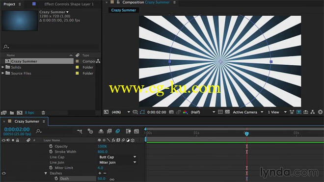 Lynda - After Effects Tips and Techniques - Shapes, Text, Masks, and Path Effects的图片1