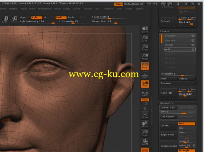 ZBrushWorkshops - Sculpting the Face with Scan Data的图片1