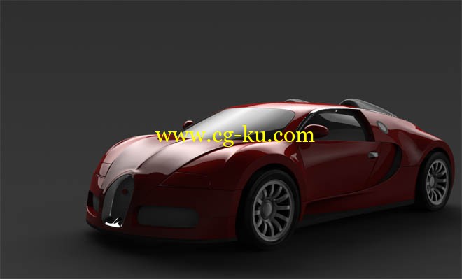 Create Photorealistic Car Bugatti Veyron in Modo的图片1