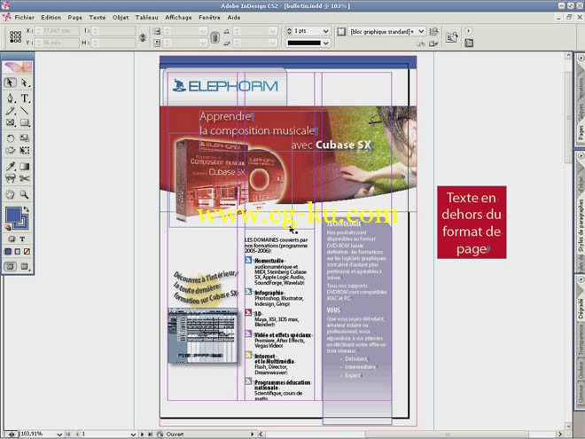 Elephorm - FORMATION INDESIGNE CS2的图片1