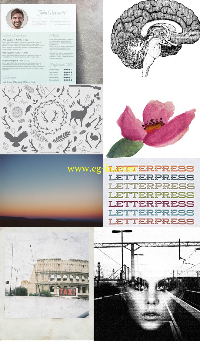 Creative Market - April Bundle的图片1