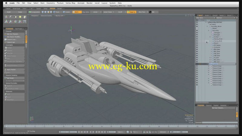 Modo 501 - Spaceship Modelling的图片1