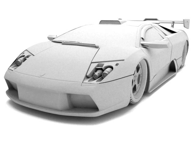 Lamborghini 3ds-Max Tutorial的图片1