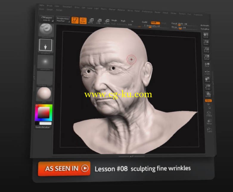 Digital Tutors - Aging Characters in Zbrush的图片1