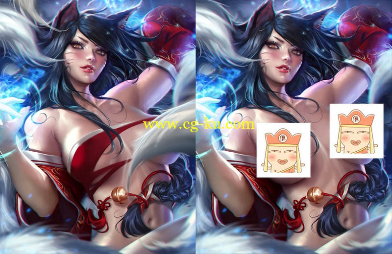 Gumroad - Sexy Ahri NSFW pack的图片1