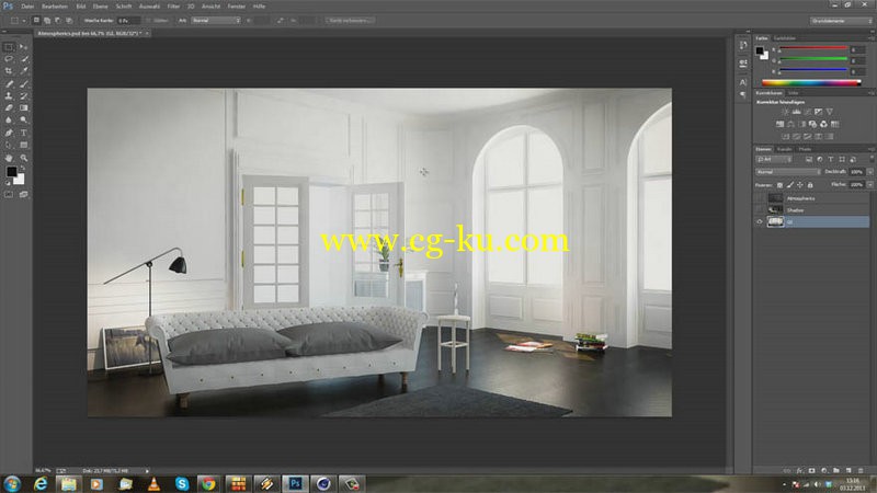 The Antique Interior Tutorial Vray For C4D Edition的图片1