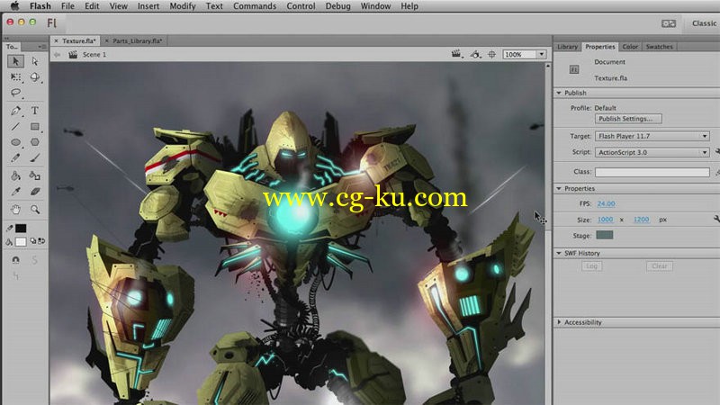 Udemy - Design and Illustrate Giant Robots with Adobe Flash的图片1