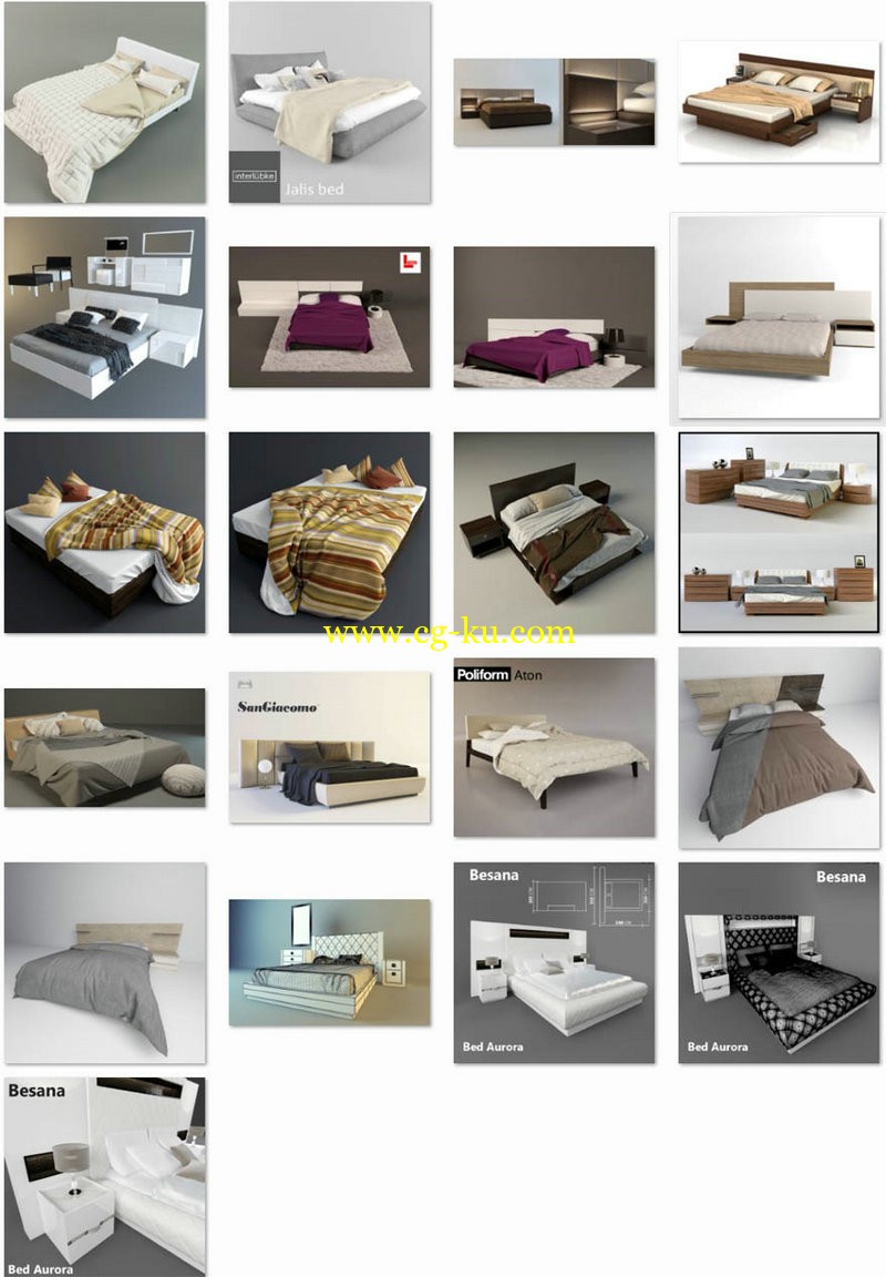 modern bed的图片1