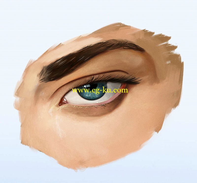 Gumroad - How To Paint Eyes Digital Painting Tutorial by Dan Luvisi的图片1