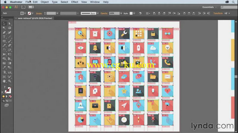 Lynda - Creating Retina Graphics with Photoshop and Illustrator的图片1