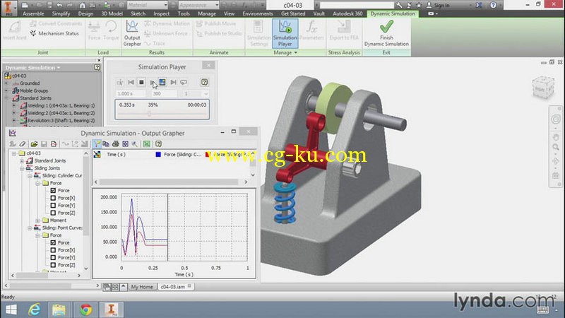 Lynda - Fundamentals of Stress Analysis Tools in Inventor Professional的图片1