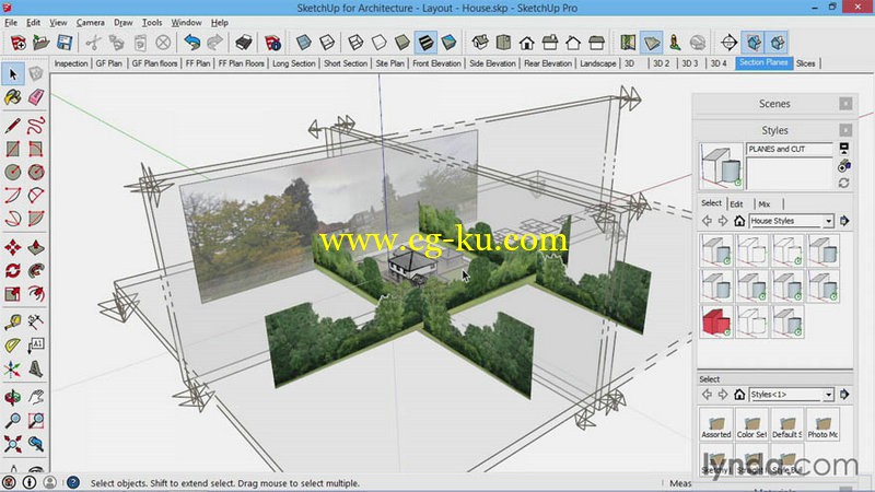 Lynda - SketchUp for Architecture LayOut的图片1