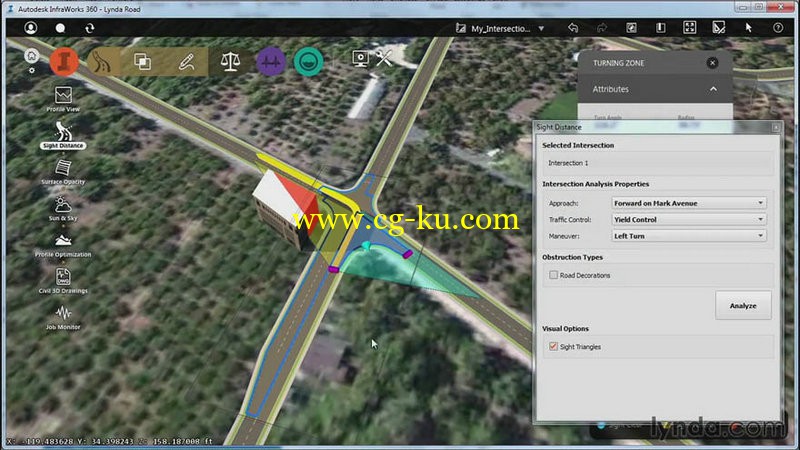 Lynda - up and running with roadway design for infraworks 360的图片1