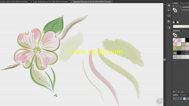 Train Simple - Adobe Brush CC & Illustrator Art Brushes的图片1