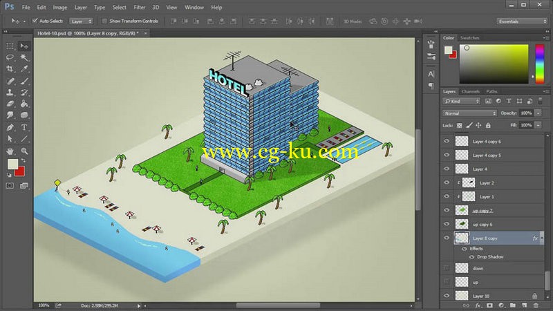 Tutsplus - Creating Isometric Pixel Art的图片1