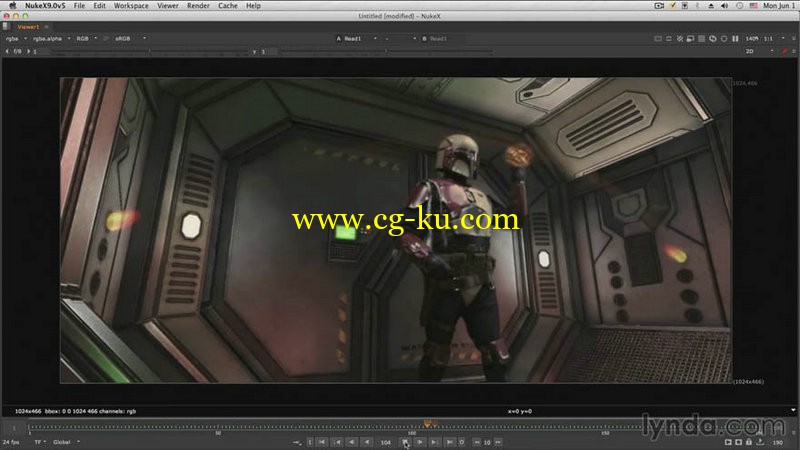 Lynda - NUKE Compositing Sci-Fi Force Field的图片1