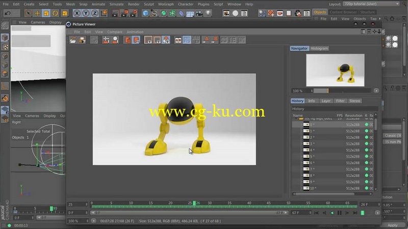 TutsPlus - Two Legged Walker in Cinema 4D的图片1