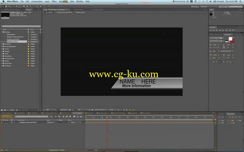 Udemy - After Effects Make your own graphic lower thirds & titles的图片1