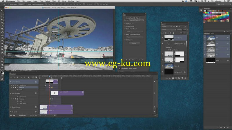 Kelbyone - Motion Graphics in Photoshop CC的图片1