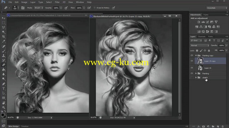 TutsPlus - Digital Portrait Painting in Adobe Photoshop的图片1