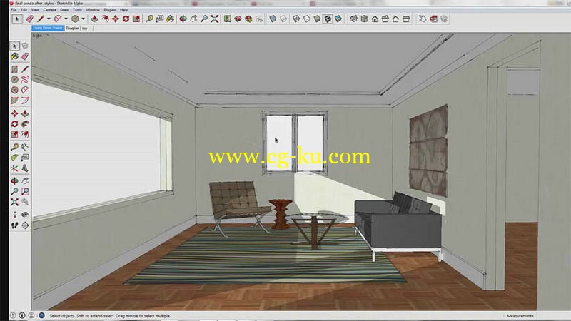 Udemy - SketchUp BootCamp Creating Interiors with SketchUp的图片1