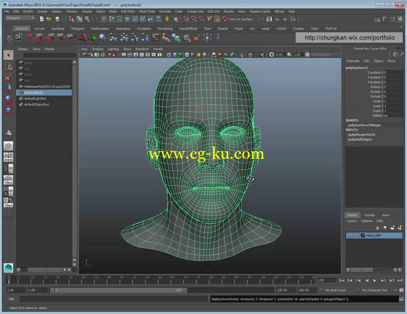 Gumroad - Human Face Topology For Production by Chung Kan的图片1