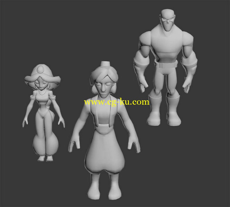 disney infinity - 91 models in .obj format (no textures)的图片1