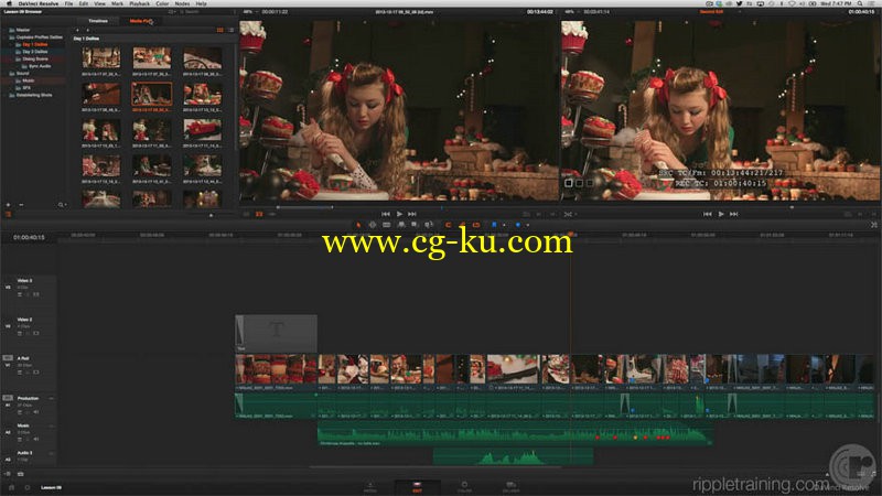 Ripple Training - Editing in DaVinci Resolve 11的图片1
