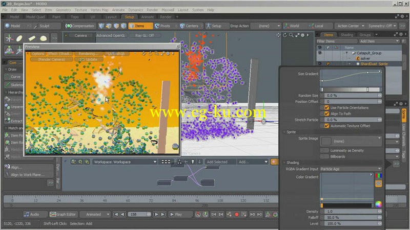 Digital Tutors - Particle Systems and Foundations in MODO的图片1