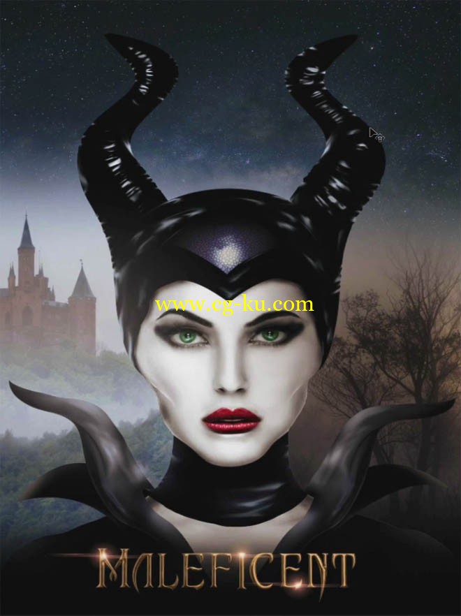 KelbyOne - MASTER FX Maleficent Character Effects in Photoshop的图片1