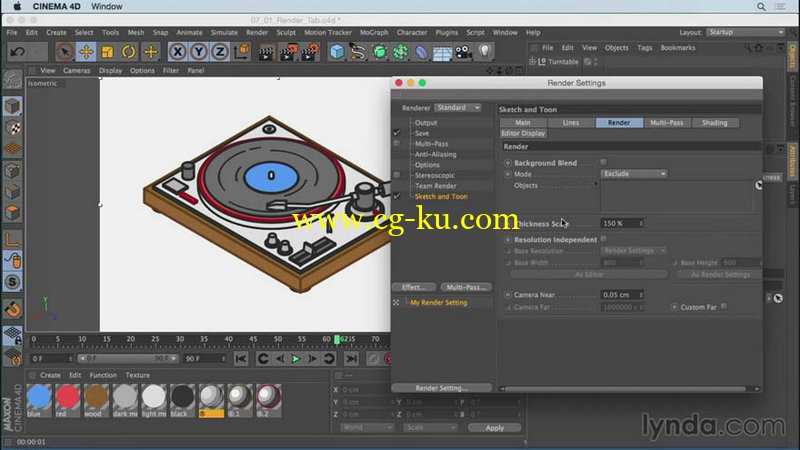 Lynda - Creating Motion Graphics with Sketch and Toon in CINEMA 4D的图片1