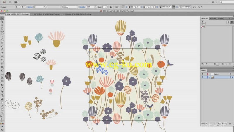 Skillshare - Pattern Design II – A Creative Look at a Full Pattern Collection - Elizabeth Olwen的图片1