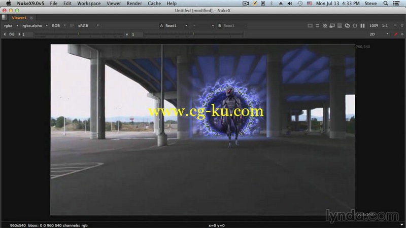 Lynda - NUKE Compositing Alien Portal的图片1