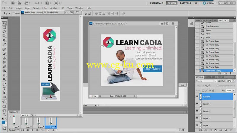 Udemy - Graphic Design Create Animated GIF Ad Banners in Photoshop的图片1